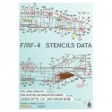 F-4/RF-4 STENCILS DATA (BLACK) - 1/48 Decals