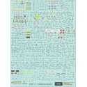 F-4/RF-4 STENCILS DATA (BLACK) - 1/48 Decals
