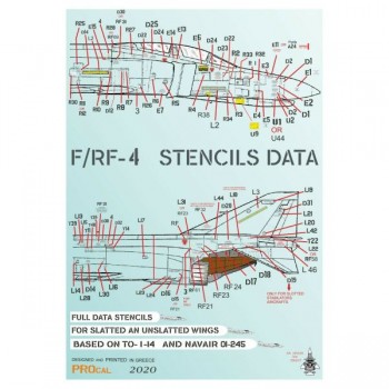 F-4/RF-4 STENCILS DATA...