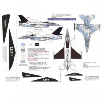 ZEYS GREEK DEMO TEAM Decal - 1/32 Decal