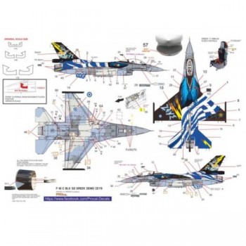 ZEYS GREEK DEMO TEAM Decal - 1/32 Decal