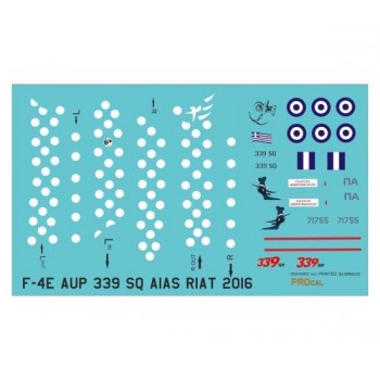 F-4E AUP 339 AIAS AT RIAT 2016 - 1/32 Decal