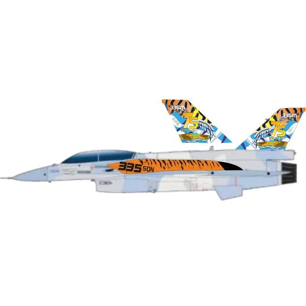 F-16D Blk 52 335 SQ 75 years