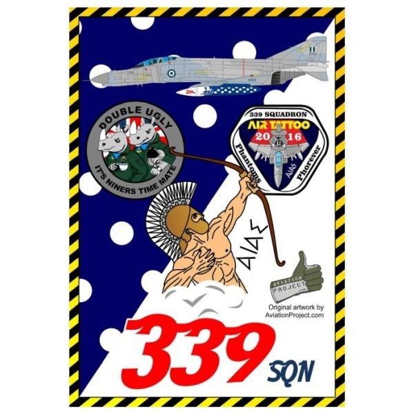 F-4E AUP 339 AIAS AT RIAT 2016, 1/72 Decal