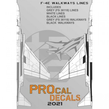 F-RF/4E WALKWAYS - 1/48 Decal
