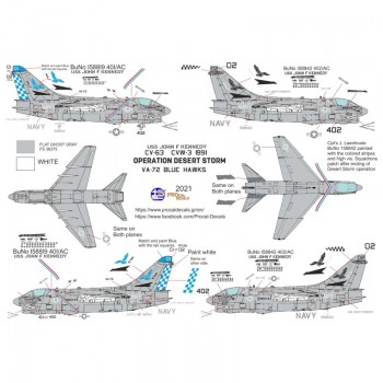 Α-7 Operation Desert Storm - 1/32 Procal Decals
