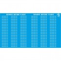 REMOVE BEFORE FLIGHT Tags - 1/32 Procal Decals