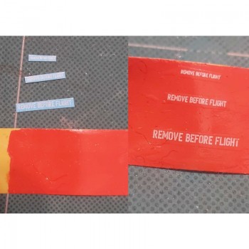 REMOVE BEFORE FLIGHT Tags - 1/32 Procal Decals