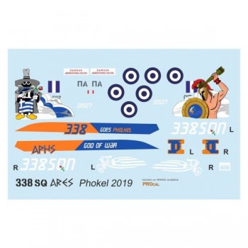 F-4E PHANTOM GREEK AUP AT VOLKEL AIR SHOW 2019 - 1/48 Decal | Procal Decals