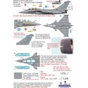 Greek RAFALE insignias and basic stencils  - 1/48 Procal Decals