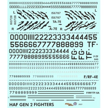 HAF GENERATION 2  - 1/48 Procal Decals
