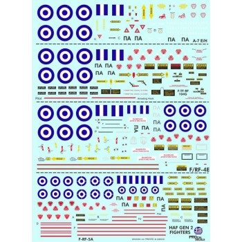HAF GENERATION 2  - 1/72 Procal Decals