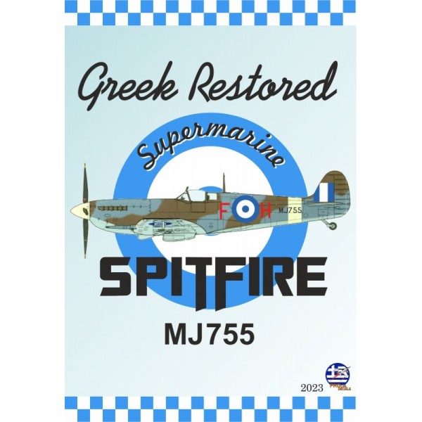 GREEK Restored SPITFIRE Mk IΧc MJ755  - 1/72 Procal Decals