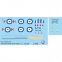 GREEK Restored SPITFIRE Mk IΧc MJ755  - 1/24 Procal Decals