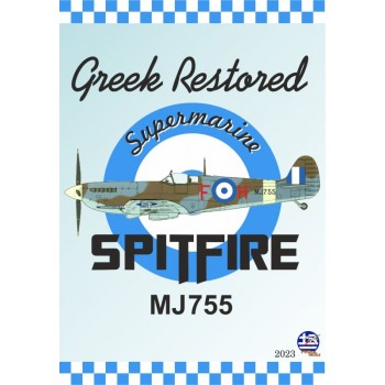 GREEK Restored SPITFIRE Mk IΧc MJ755  - 1/24 Procal Decals