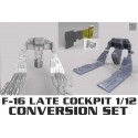 F-16 LATE COCKPIT 1/12 Conversion Set -  Procal Decals