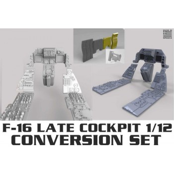 F-16 LATE COCKPIT 1/12 Conversion Set -  Procal Decals