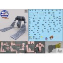 F-16 LATE COCKPIT 1/12 Conversion Set -  Procal Decals