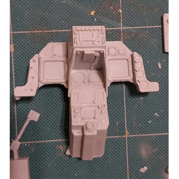 F-16 LATE COCKPIT 1/12 Conversion Set /W JHMCS HELMET -  Procal Decals