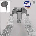 F-16 VIPER COCKPIT 1/12 Conversion Set /W JHMCS HELMET -  Procal Decals