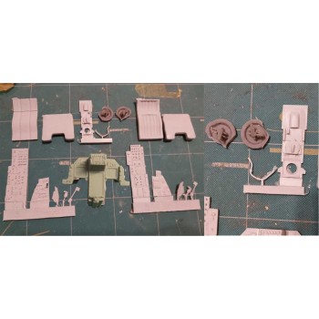 F-16 VIPER COCKPIT 1/12 Conversion Set /W JHMCS HELMET -  Procal Decals