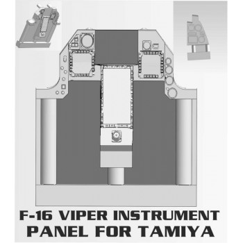 1/32 F-16 VIPER Instrument Panel Conversion For TAMIYA -  Procal Decals