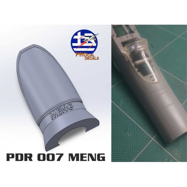 1/48 F-4E ONE PIECE WINDSHIELD for MENG -  Procal Decals