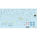 GREEK F-16 LOW VISIBILITY STENCILS  - 1/32 Procal Decals
