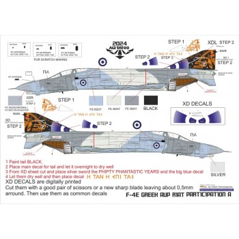 F-4E AUP 338SQ PARTICIPATION RIAT 2024  - 1/48 Procal Decals