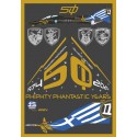 F-4E AUP 50 YEARS SERVICE ON HAF ANNIVERSARY  PLANE - 1/72 Procal Decals