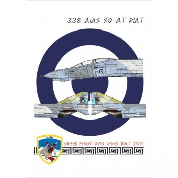 F-4E PHANTOM GREEK AUP AT AIR TATTOO 2017 - 1/32 Decal