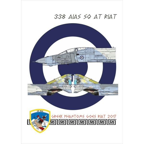 F-4E PHANTOM GREEK AUP AT AIR TATTOO 2017 - 1/72 Decal