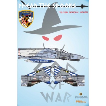 PHEAR THE SPOOKS - 1/32 Procal Decals