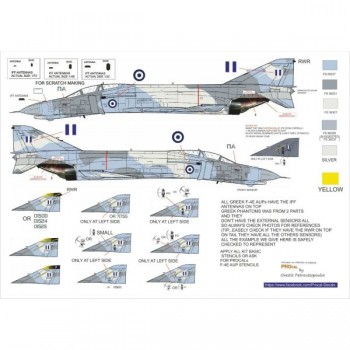 F-4E AUP ROUNDERS AND SQs SPECIAL MARKINGS - 1/72 Decals