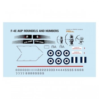 F-4E AUP ROUNDERS AND SQs SPECIAL MARKINGS - 1/72 Decals
