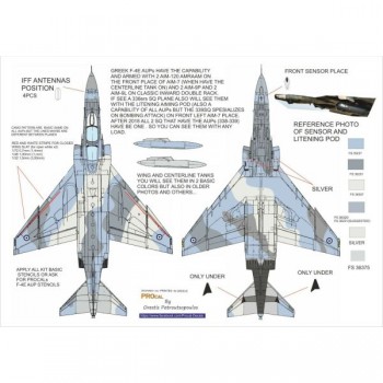 F-4E AUP ROUNDERS AND SQs SPECIAL MARKINGS - 1/48 Decals